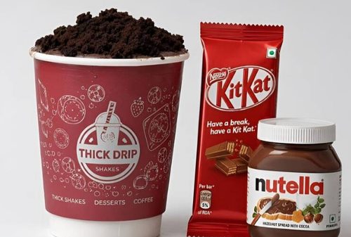 Kit Kat Nutella Brownie Shake — ThickDrip